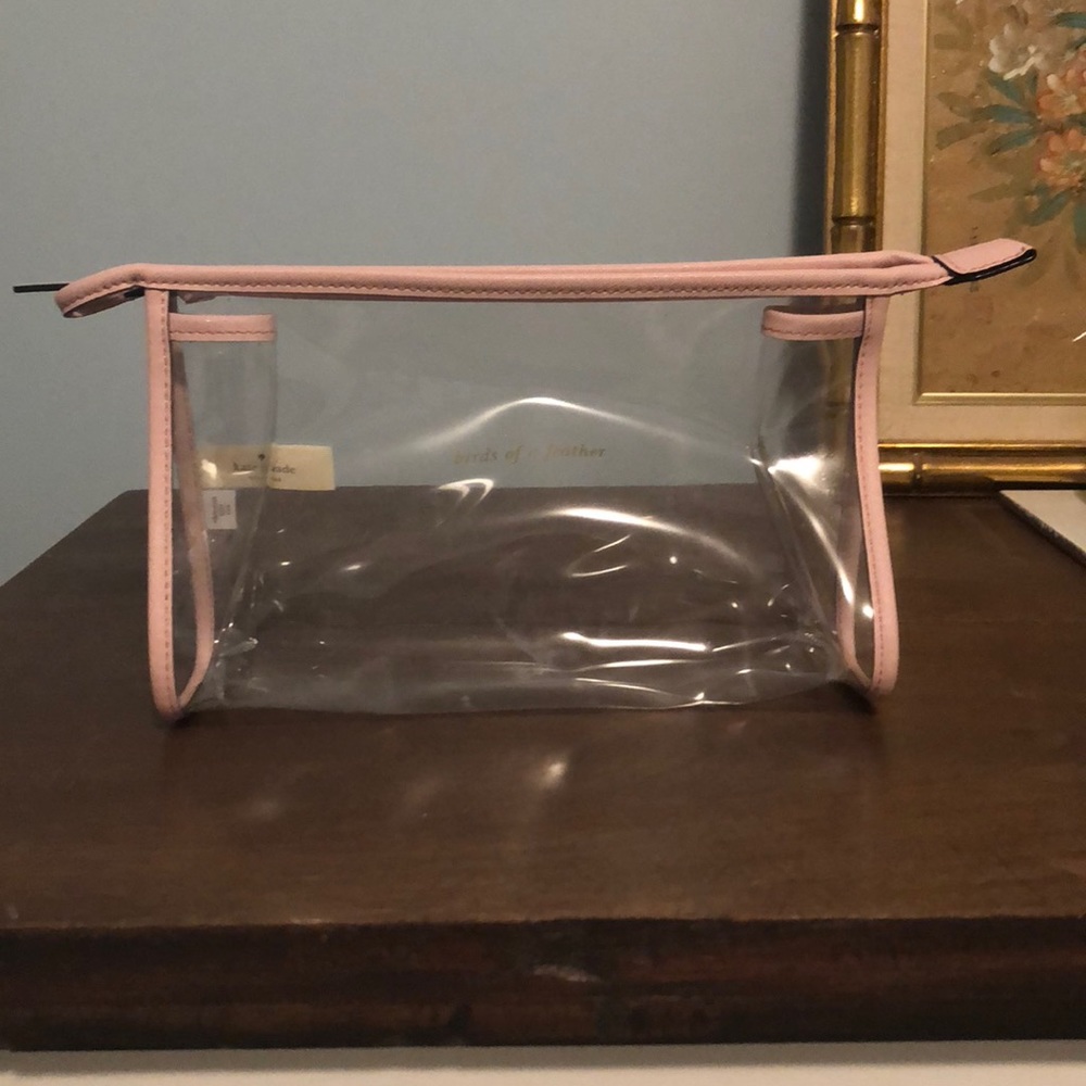 kate spade birds of a feather transparent bag